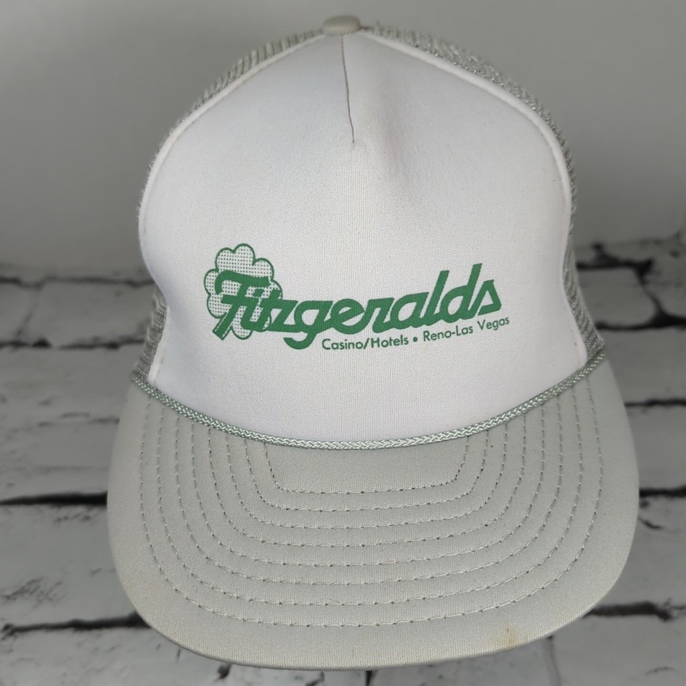 Vintage Fitzgeralds Casino Trucker Hat Adjustable Snapback Ball Cap